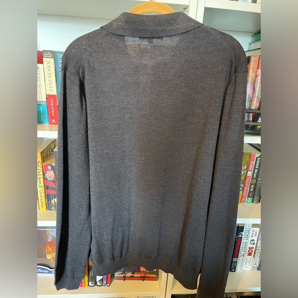 Marco Fiori Men’s Charcoal Gray Sweater - Picture 3 of 4